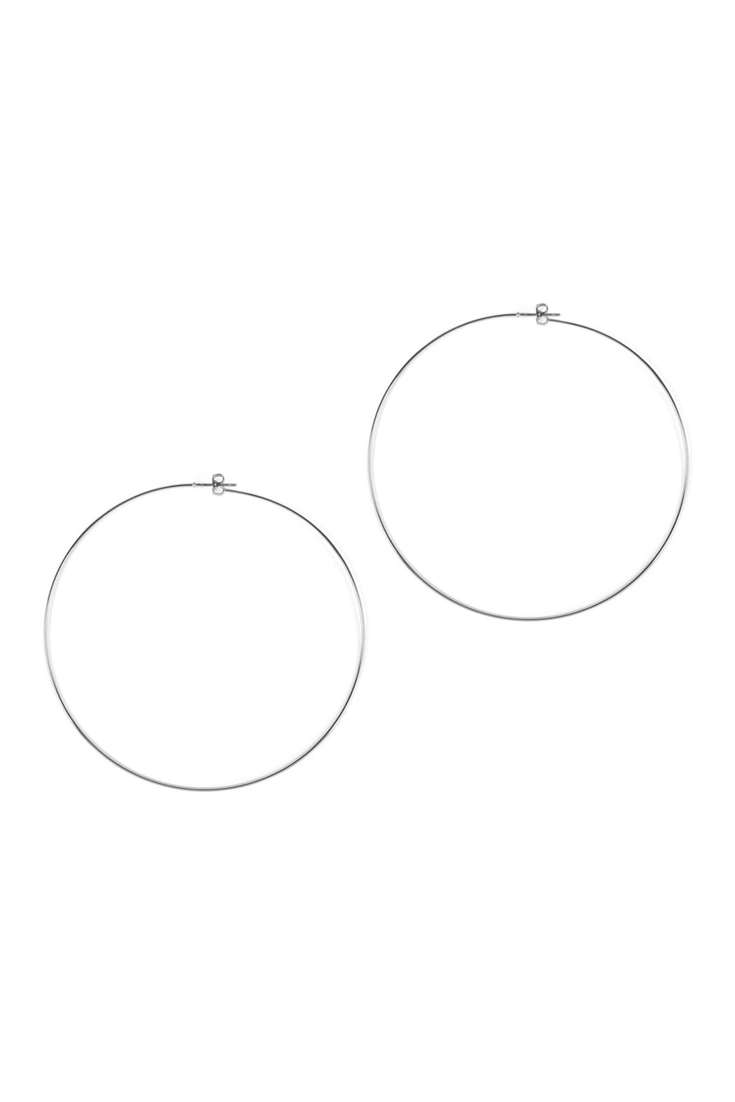 80MM Wire Hoop Earrings