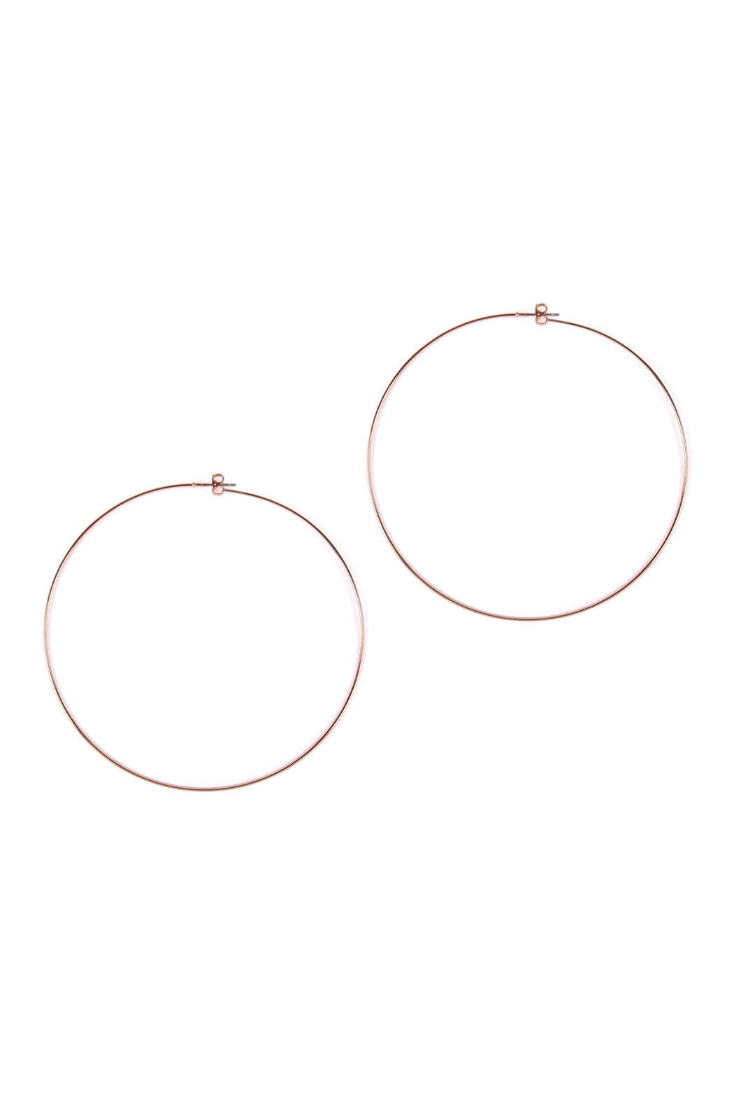 80MM Wire Hoop Earrings