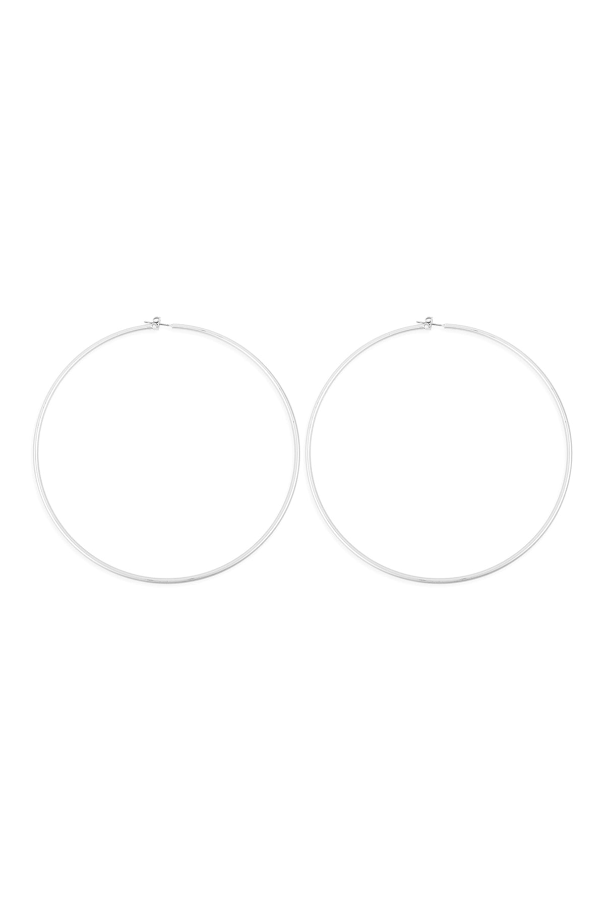 100M Wire Hoop Earrings