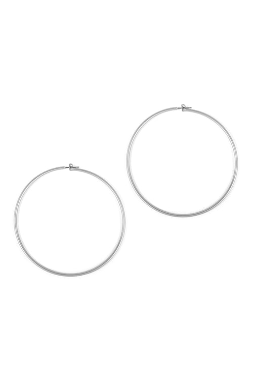 80MM Wire Hoop Earrings
