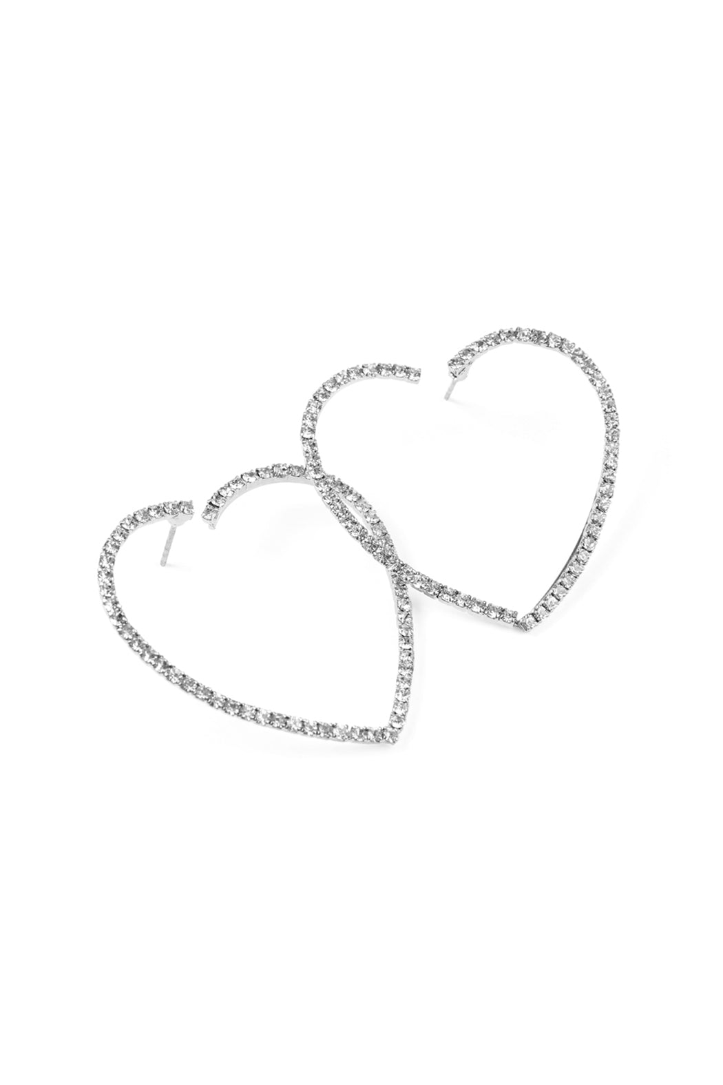 Heart Shape Earrings Gold