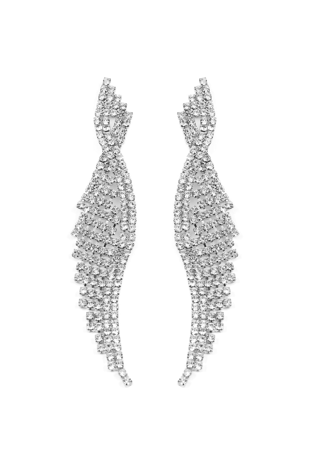 Bridal Vintage Earrings Silver