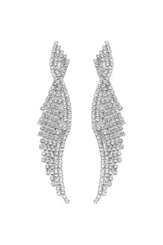Bridal Vintage Earrings Silver