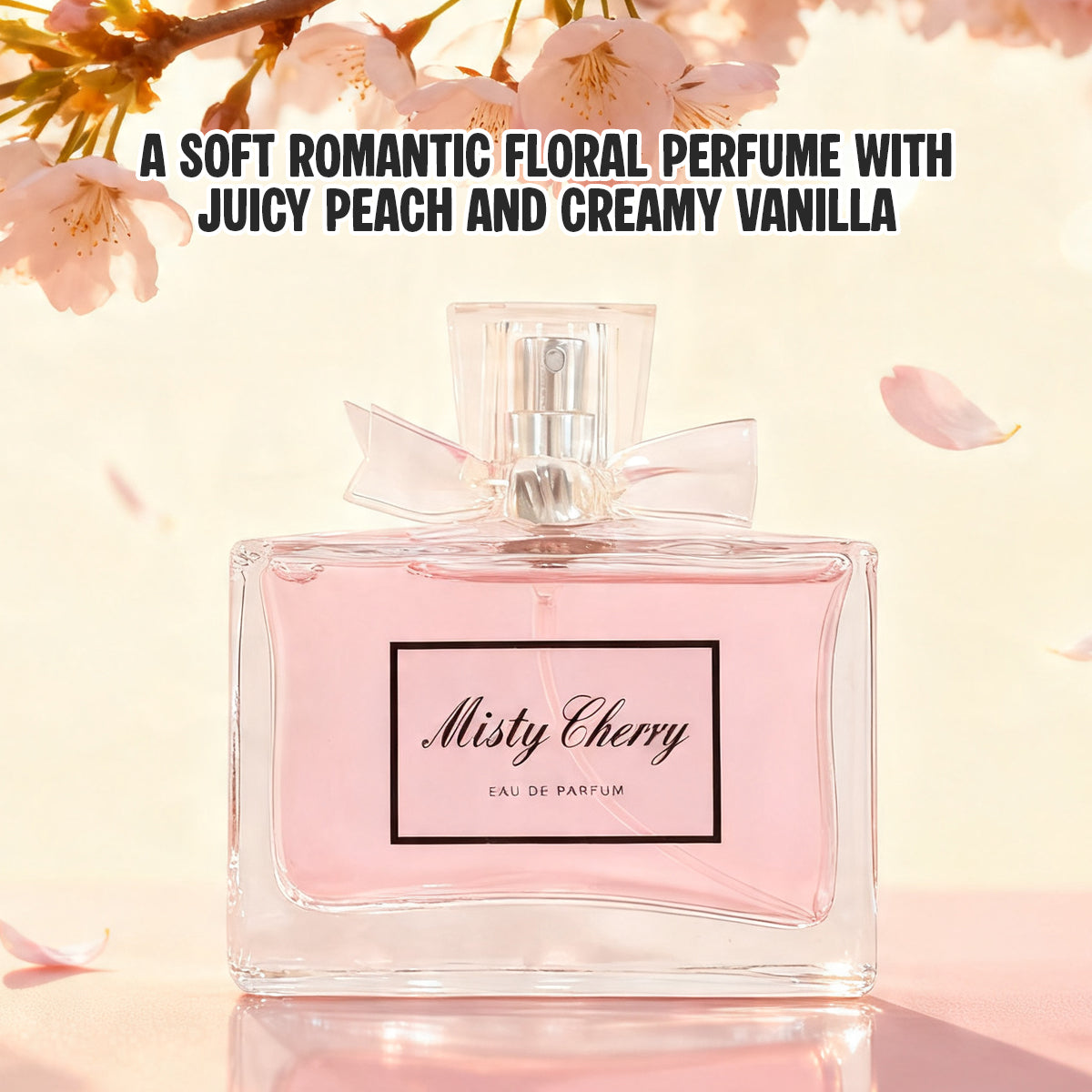 Misty Cherry Spray Perfume Eau De Parfum For Women - 75ML/2.6FL.OZ./3PCS