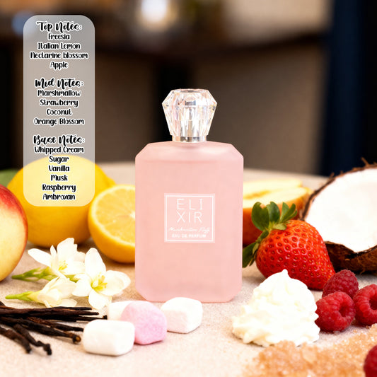 Elixir Marsmallow Fluff Spray Perfume Eau De Parfum For Women - 100ML/3.4FL.OZ./3PCS
