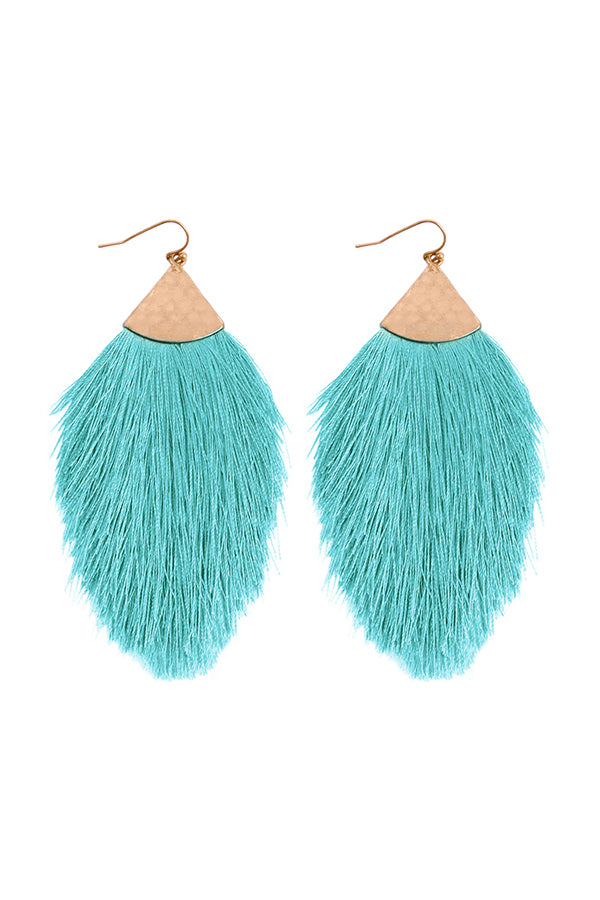 Tassel Drop Earrings Tur2uoise