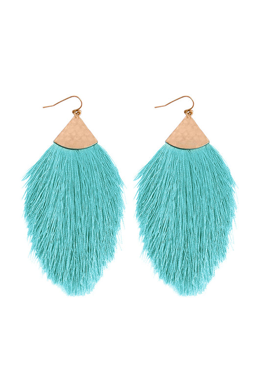 Tassel Drop Earrings Tur2uoise