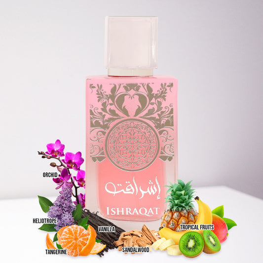Ishraqat Spray Perfume Eau De Parfum For Women - 100ML/3.4FL.OZ./3PCS