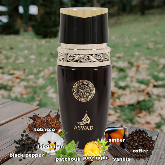Aswad Spray Perfume Eau De Parfum For Men - 100ML/3.4FL.OZ./3PCS
