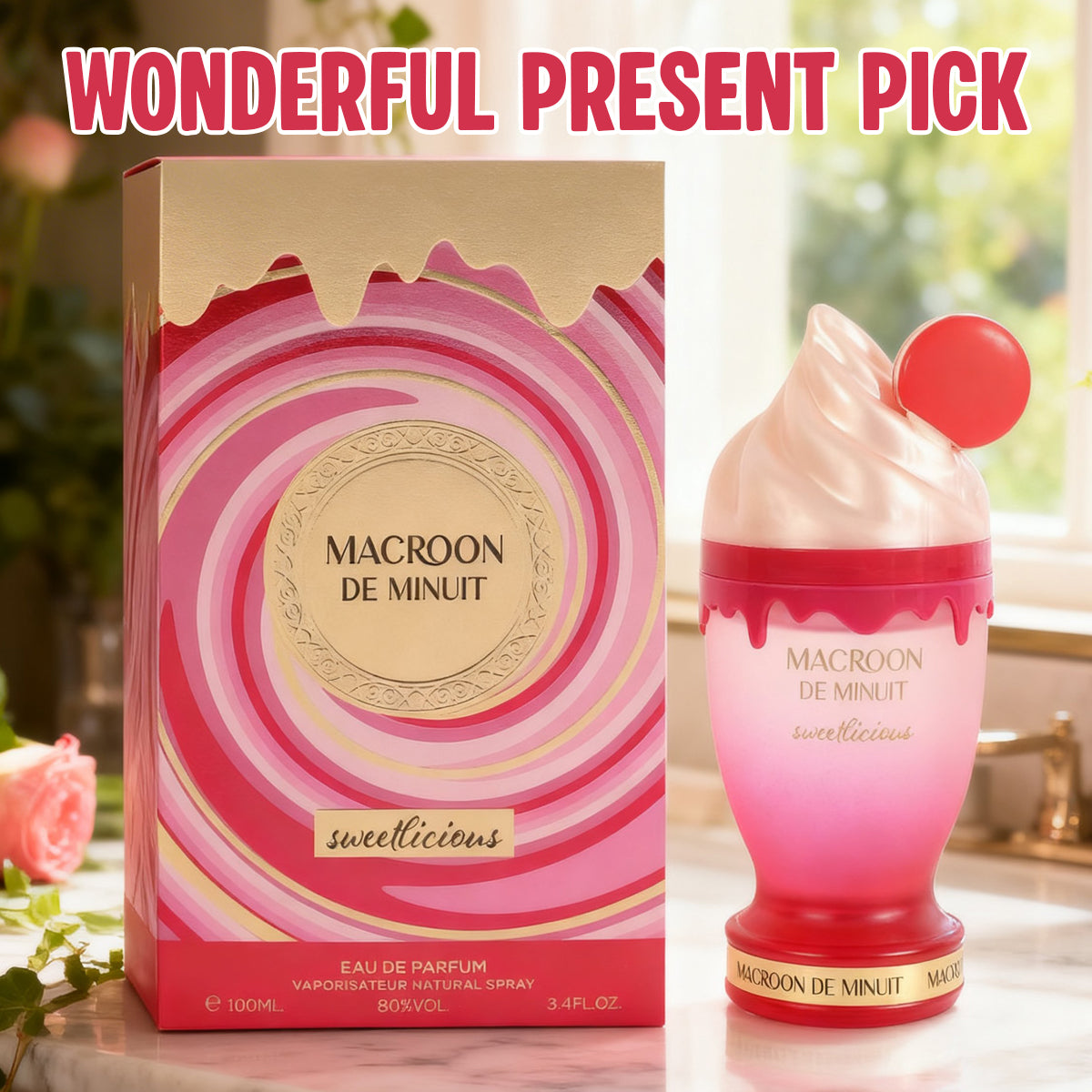 Macroon De Minuit Sweerlicious Spray Perfume Eau De Parfum For Men And Women - 100ML/3.4FL.OZ./3PCS