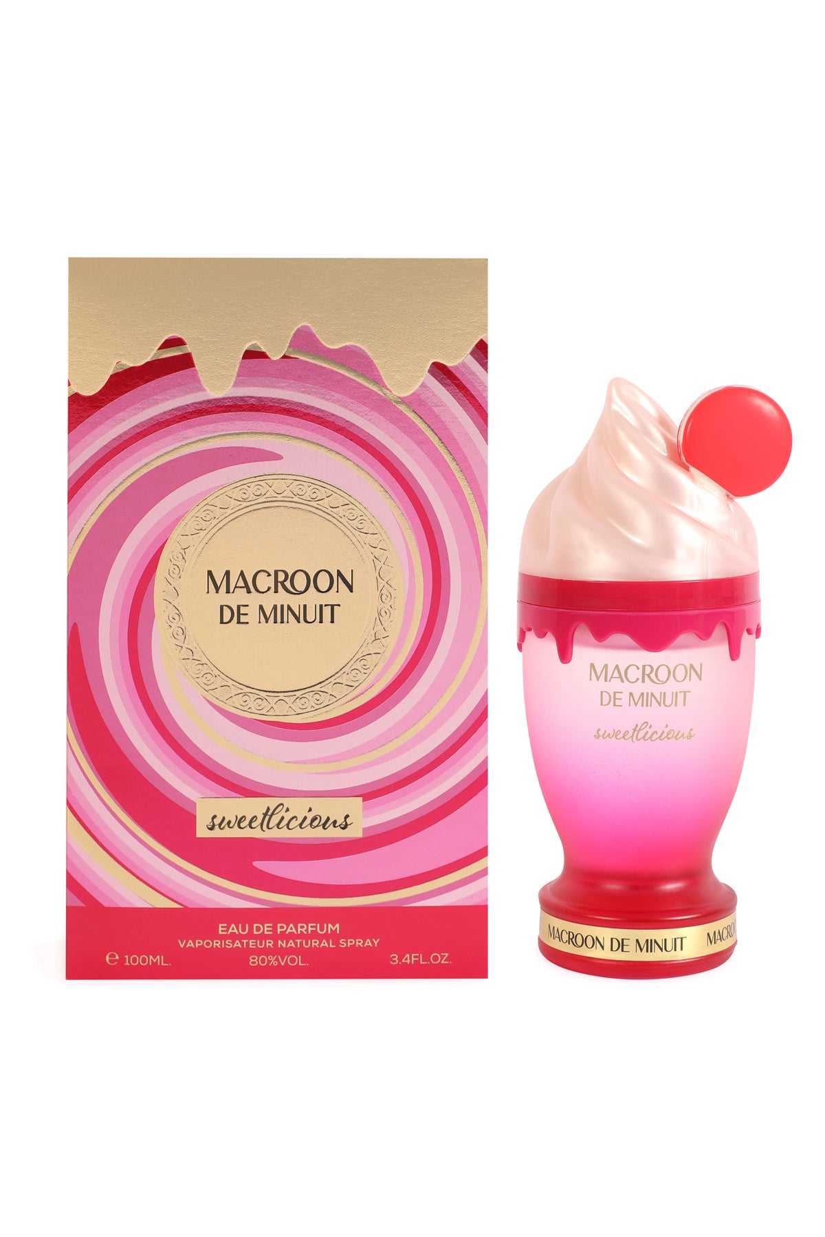 Macroon De Minuit Sweerlicious Spray Perfume Eau De Parfum For Men And Women - 100ML/3.4FL.OZ./3PCS