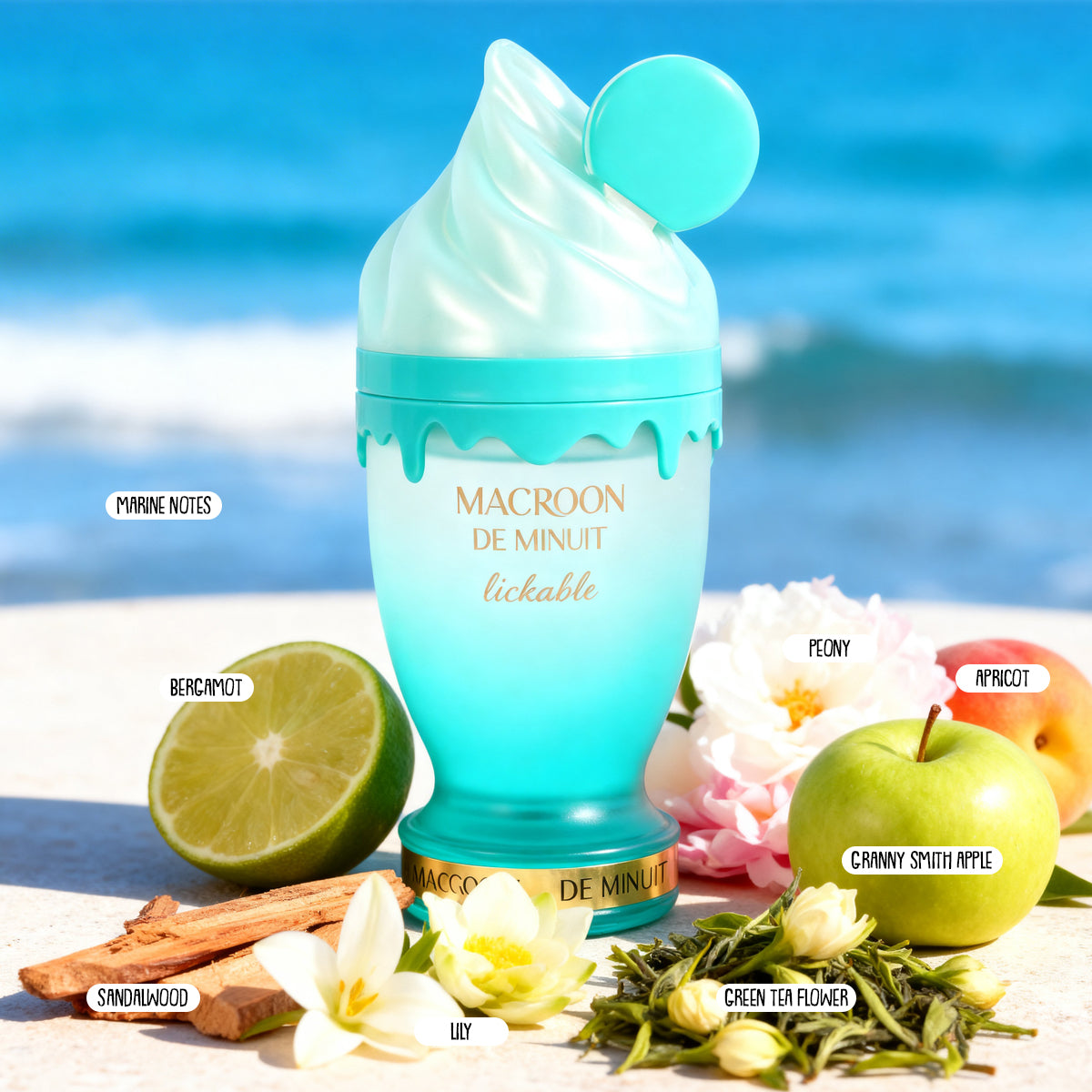 Macroon De Minuit Lickable Spray Perfume Eau De Parfum For Men And Women - 100ML/3.4FL.OZ./3PCS