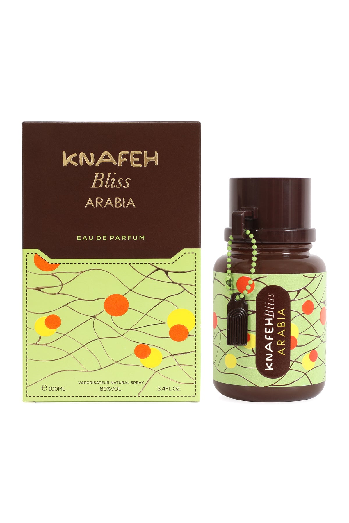 Knafeh Bliss Arabia Spray Perfume Eau De Parfum For Men And Women - 100ML/3.4FL.OZ./3PCS
