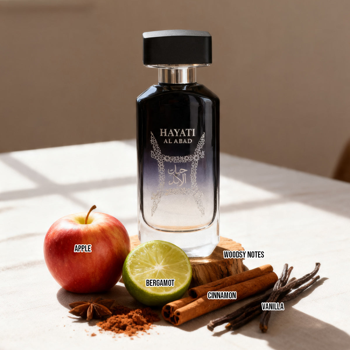 Hayati Al Abad Spray Perfume Eau De Parfum For Men And Women - 100ML/3.4FL.OZ./3PCS