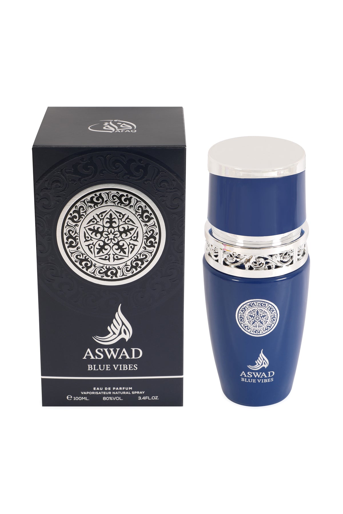 Aswad Blue Vibes Spray Perfume Eau De Parfum For Men - 100ML/3.4FL.OZ./3PCS
