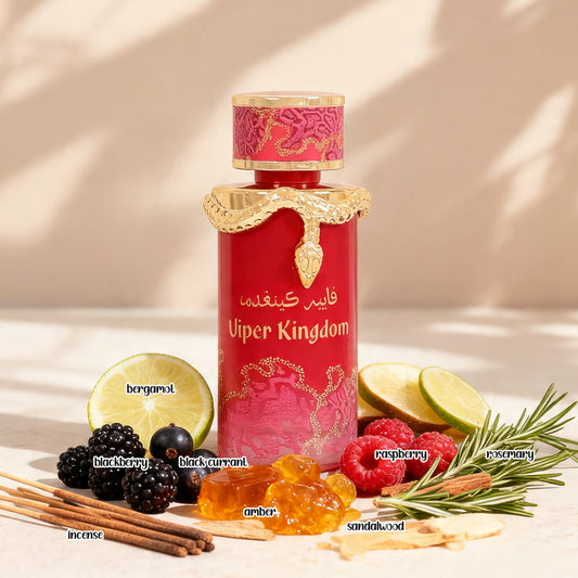 Viper Kingdom Reborn Spray Perfume Eau De Parfum For Men And Women - 100ML/3.4FL.OZ./3PCS