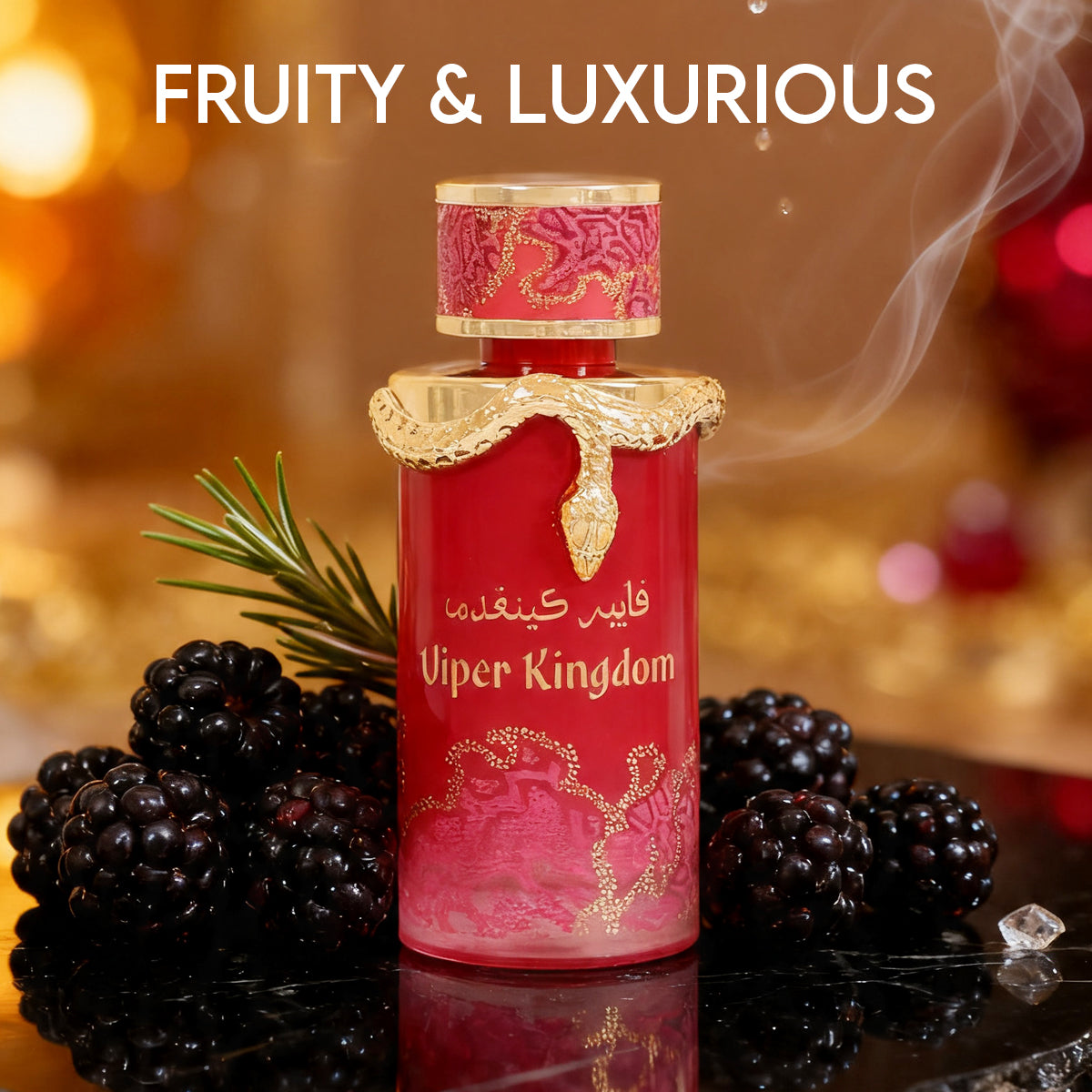 Viper Kingdom Reborn Spray Perfume Eau De Parfum For Men And Women - 100ML/3.4FL.OZ./3PCS