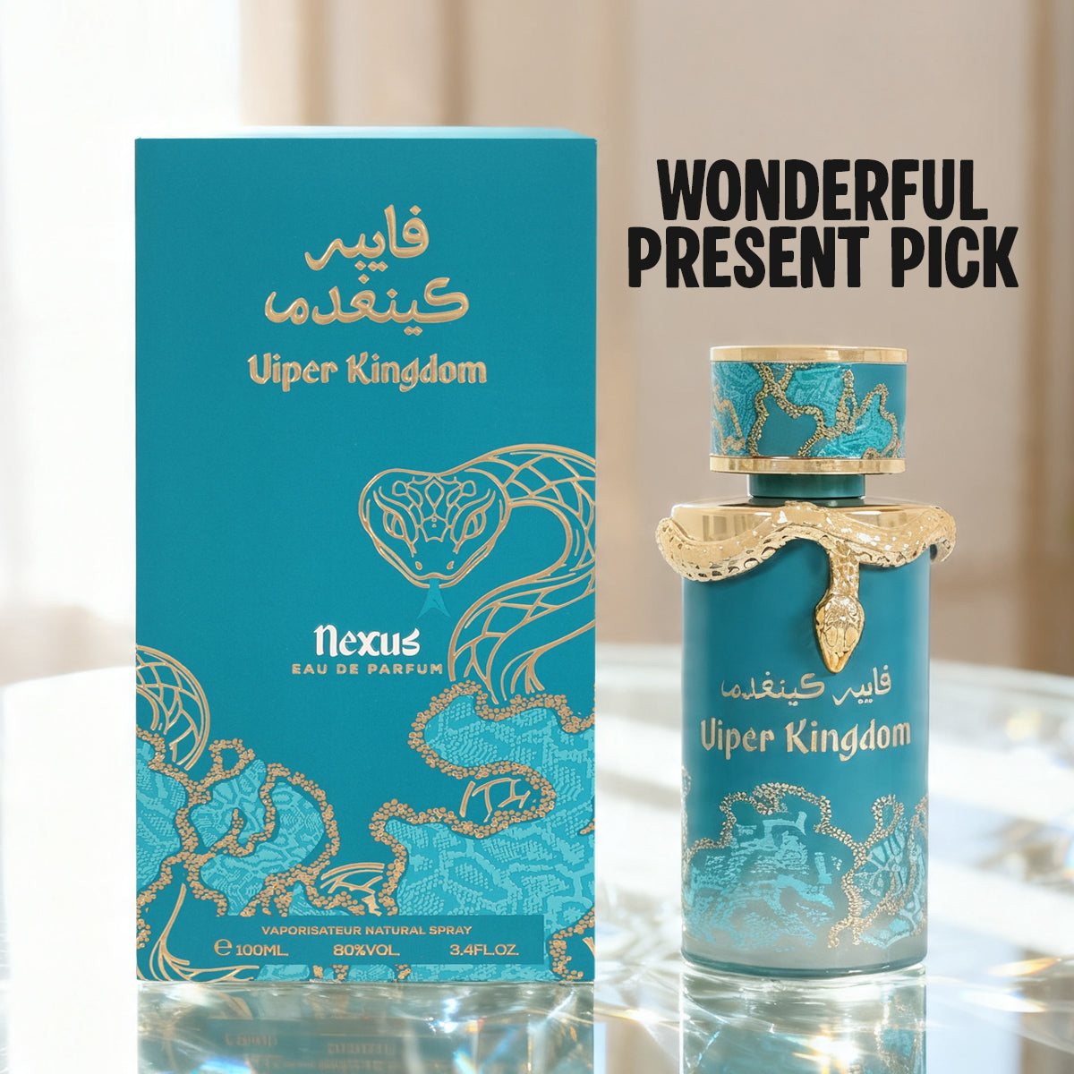 Viper Kingdom Nexus Spray Perfume Eau De Parfum For Men And Women - 100ML/3.4FL.OZ./3PCS