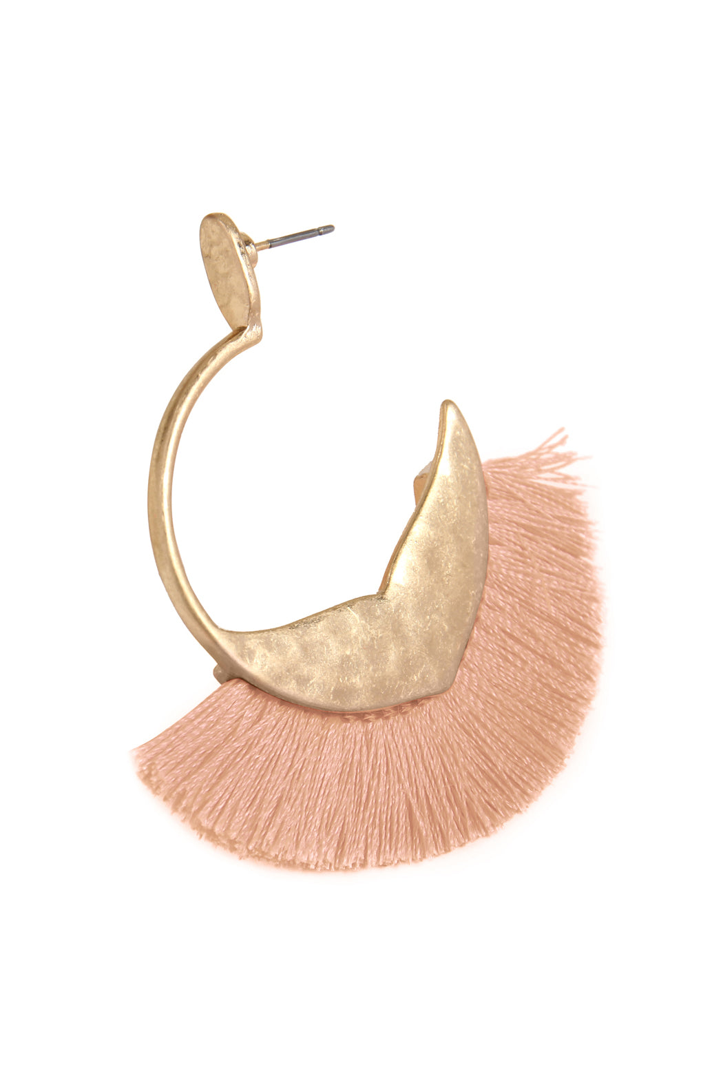 Bohemian Inspired Tassel Hoop Earrings