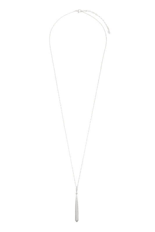 Metal 3D Bar Pendant Necklace