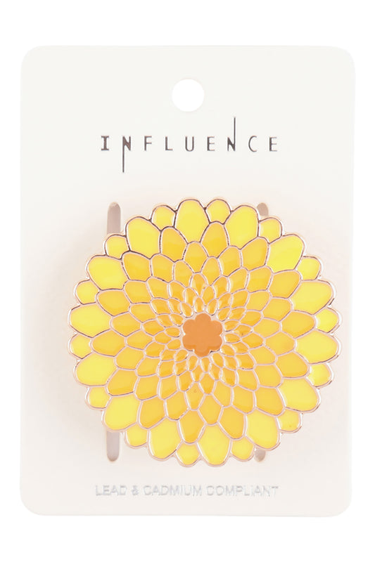 1.75" Flower Shaped Enamel Phone Grip Holder