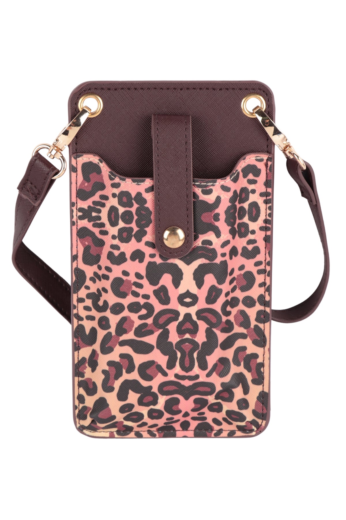 Women's Leopard Small Crossbody Cellphone Bag