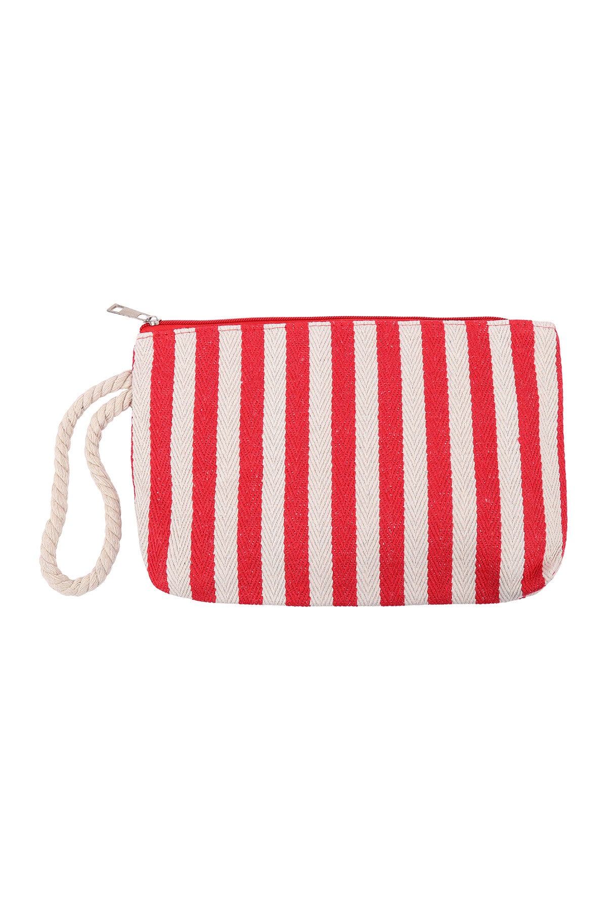 Stripe Red Pouch