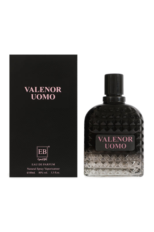 Valenor Uomo Spray Perfume Eau De Parfum For Men - 100ML/3.3FL.OZ./3PCS
