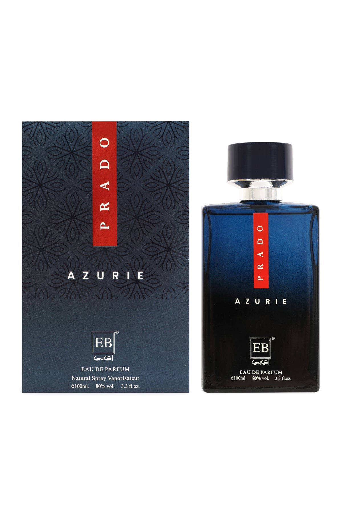 Prado Azurie Spray Perfume Eau De Parfum For Men - 100ML/3.3FL.OZ./3PCS