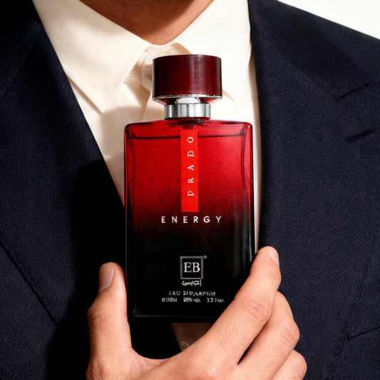 Prado Energy Spray Perfume Eau De Parfum For Men - 100ML/3.3FL.OZ./3PCS