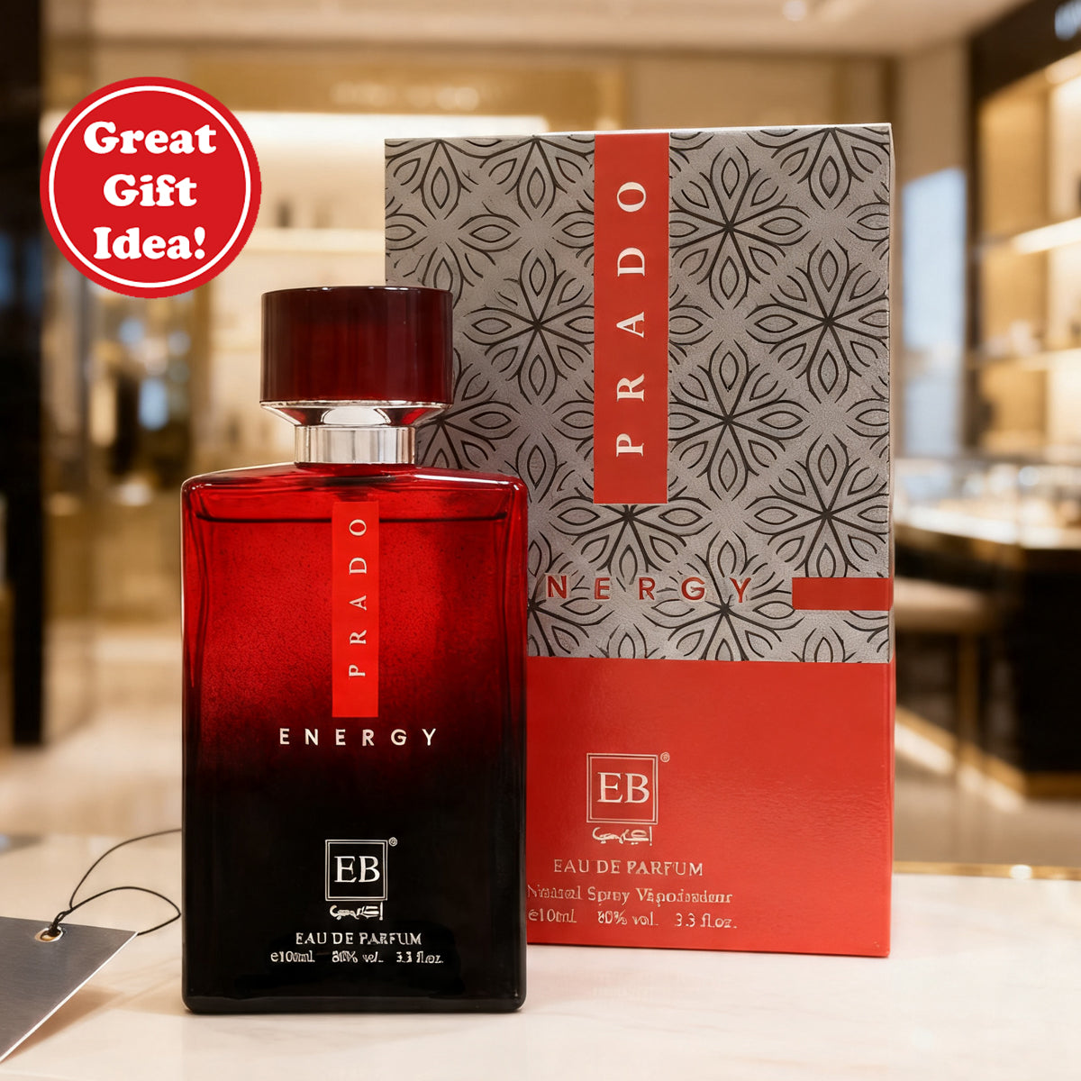 Prado Energy Spray Perfume Eau De Parfum For Men - 100ML/3.3FL.OZ./3PCS