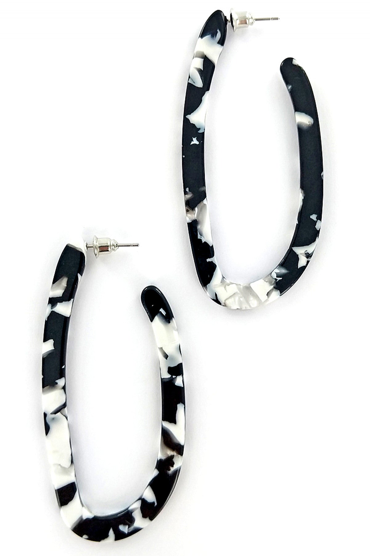Resein Hoop Earrings