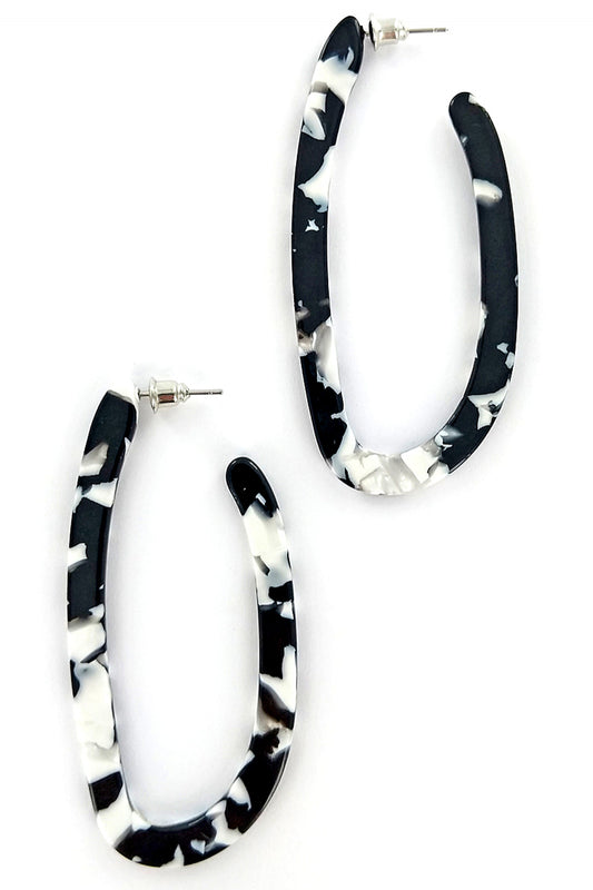 Resein Hoop Earrings