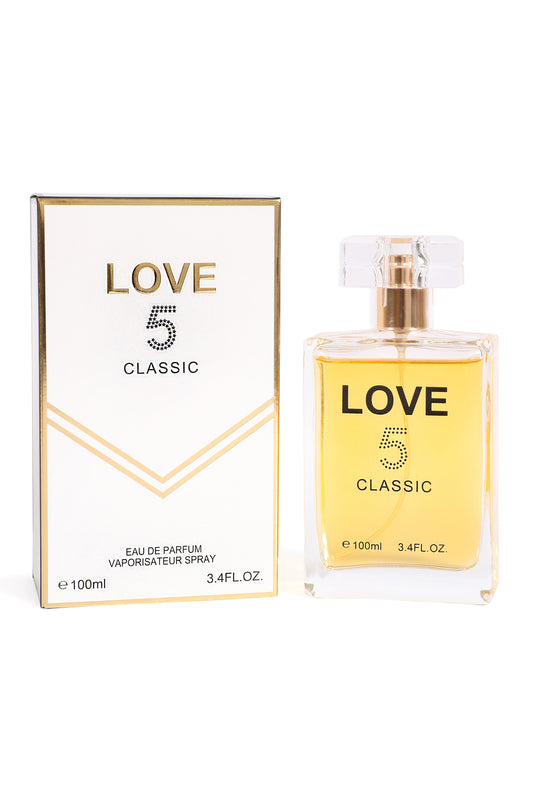 Love 5 Classic Spray Perfume Eau De Parfum For Women - 100ML/3.4 FL.OZ./3PCS