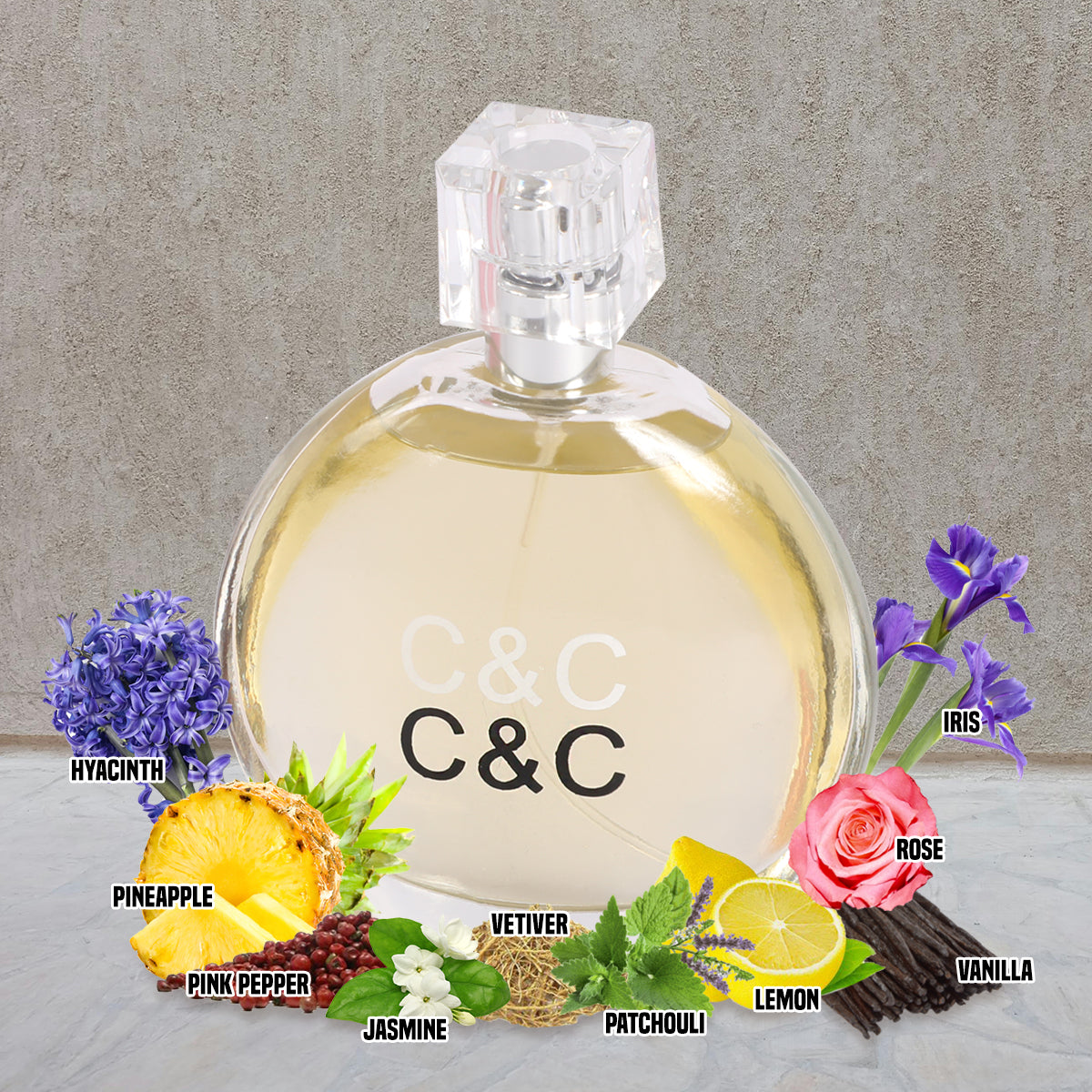 C & C Spray Perfume Eau De Parfum For Women - 100ML/3.4 FL.OZ./3PCS