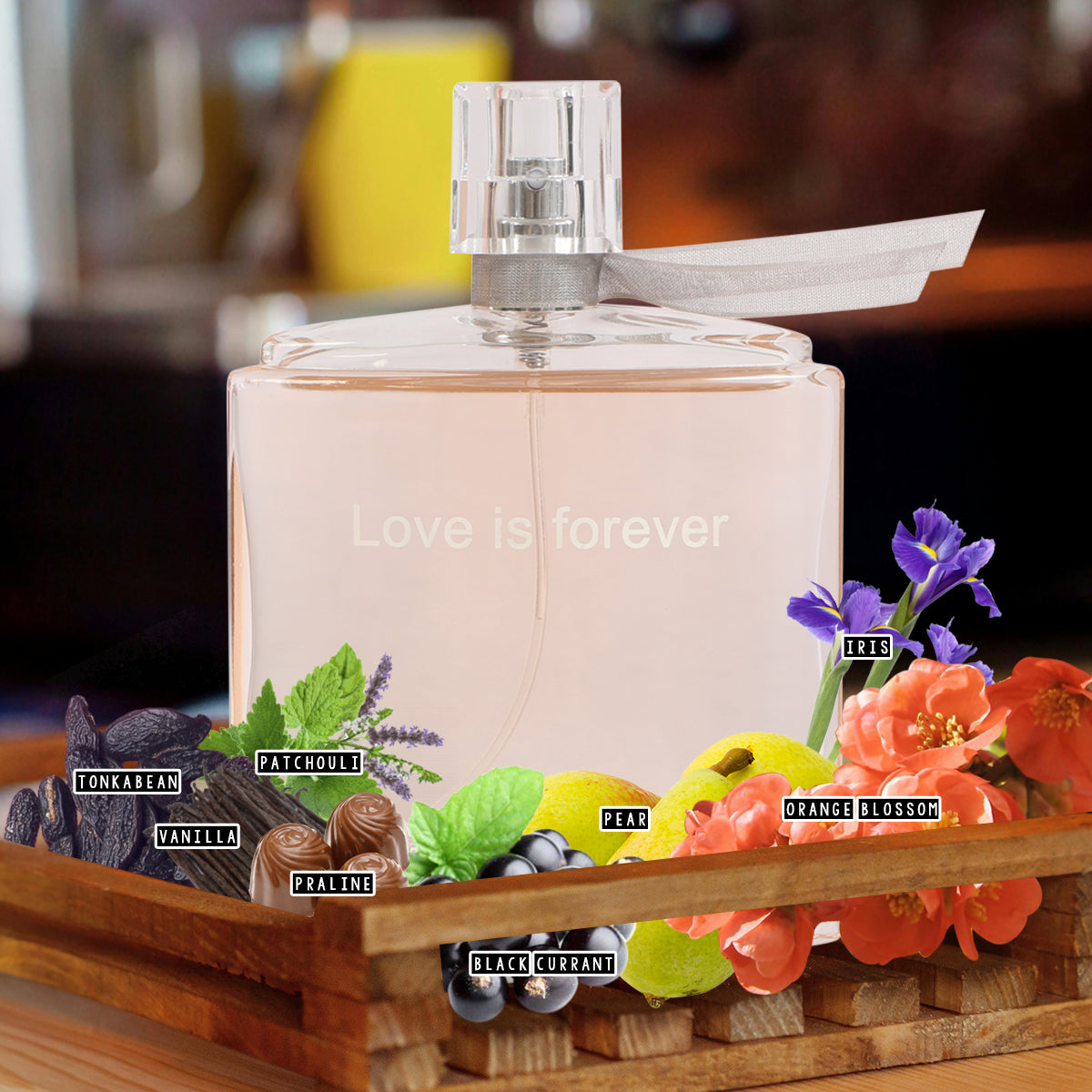 Love Is Forever Spray Perfume Eau De Parfum For Women - 100ML/3.4 FL.OZ./3PCS