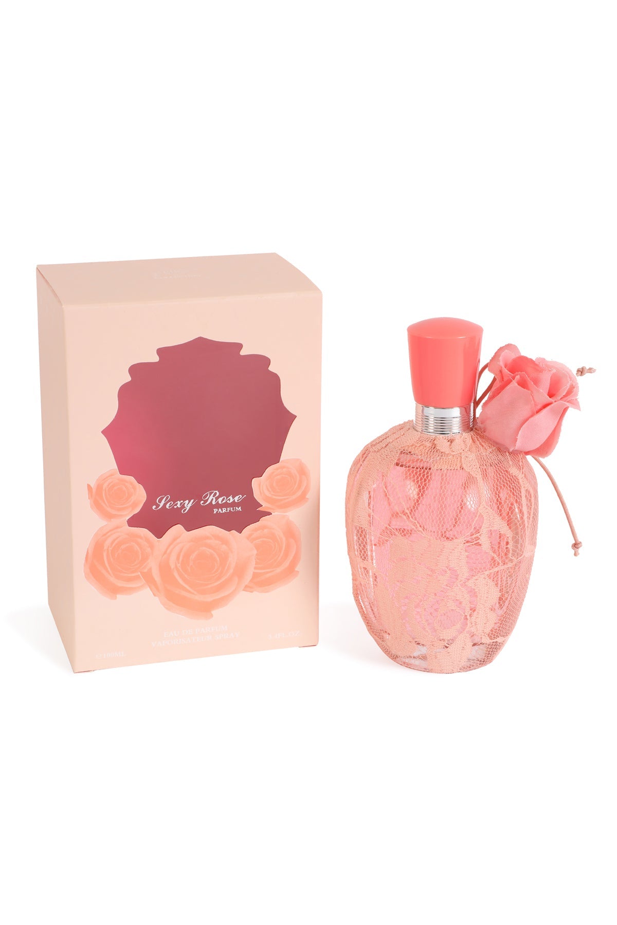 SEXY ROSE PINK SPRAY PERFUME EAU DE PARFUM FOR WOMEN - 100ML/3.4 FL.OZ.