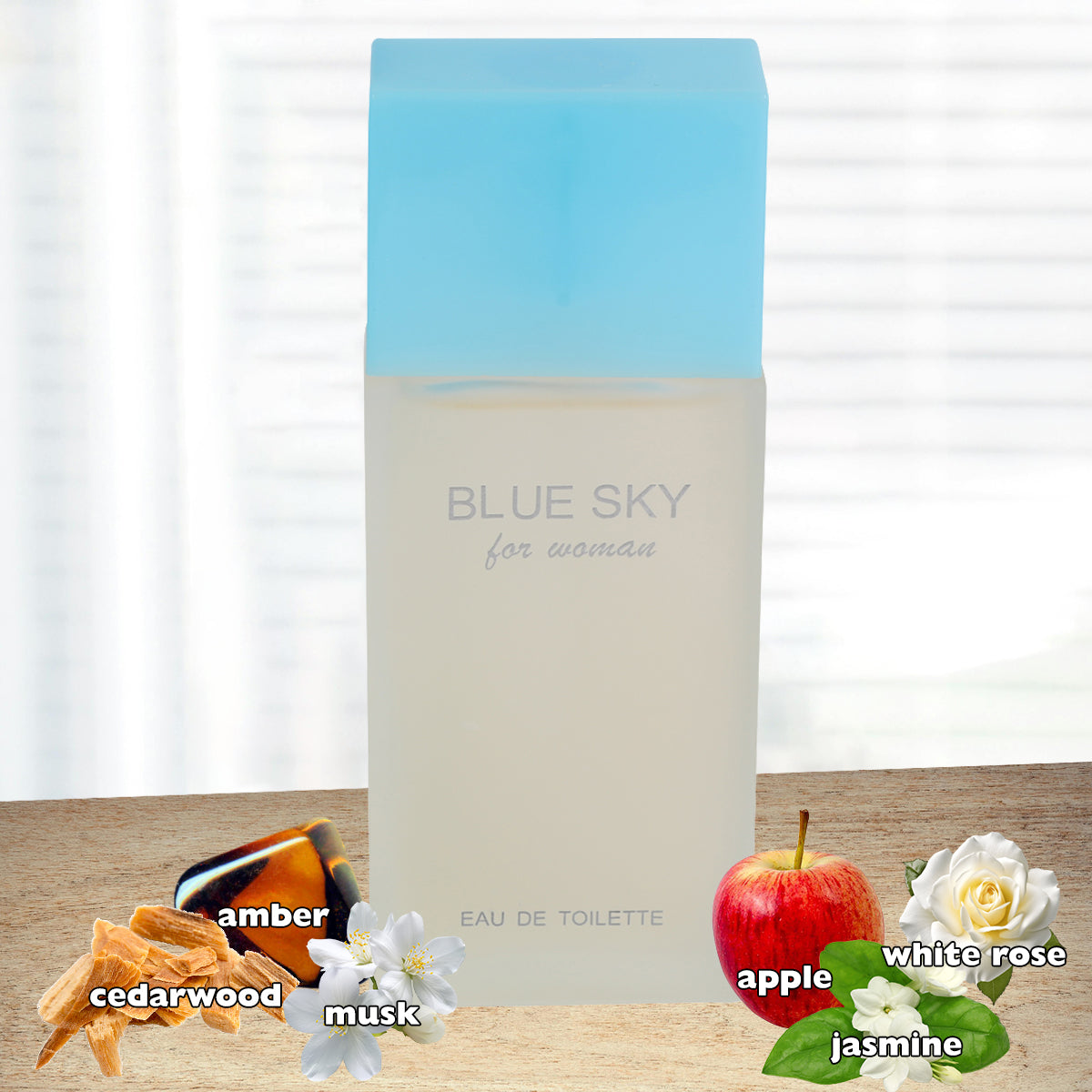 Blue Sky Spray Perfume Eau De Parfum For Women - 110ML/3.8 FL.OZ./3PCS