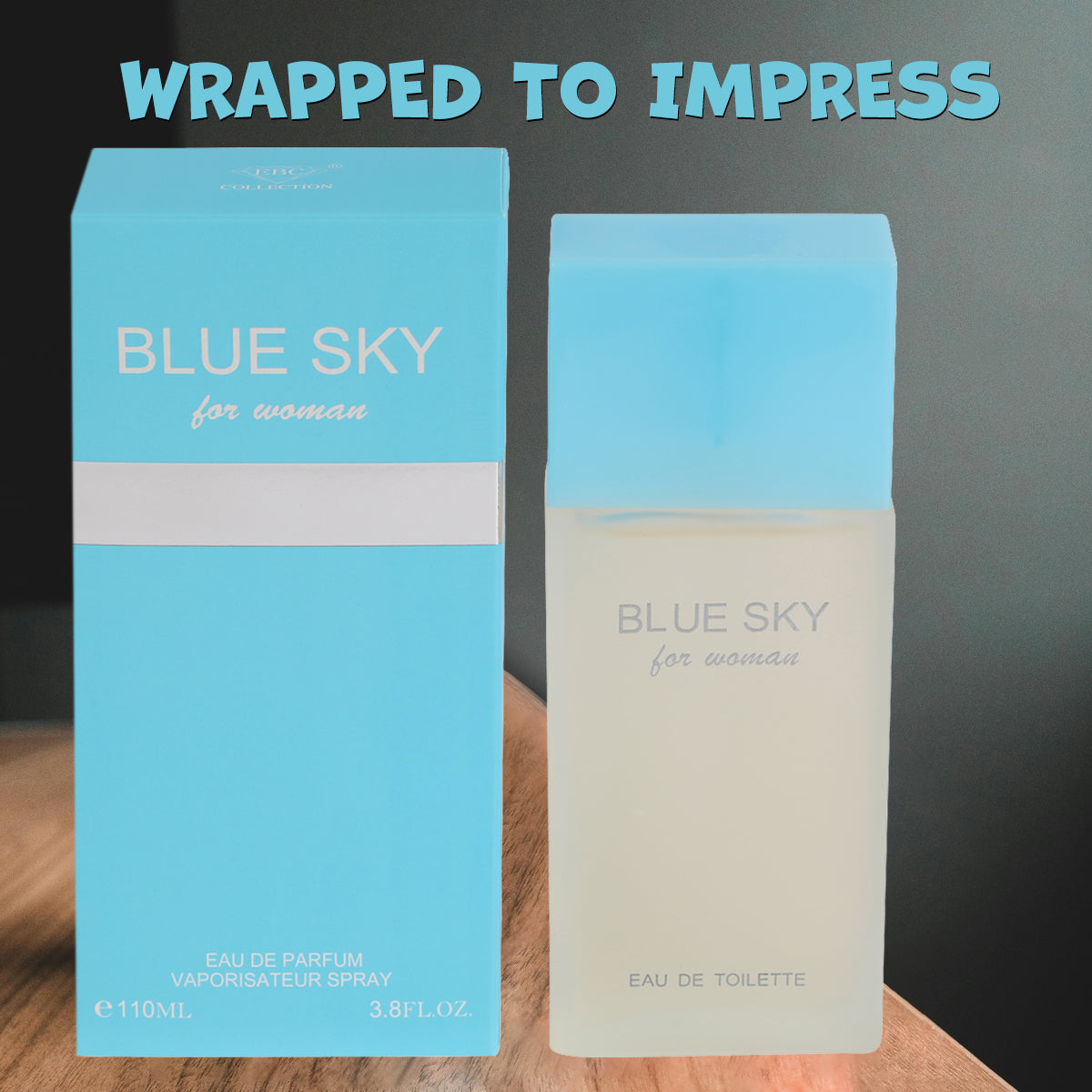 Blue Sky Spray Perfume Eau De Parfum For Women - 110ML/3.8 FL.OZ./3PCS