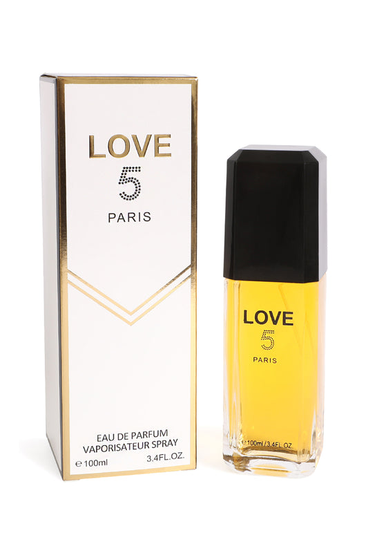 Love 5 Paris Spray Perfume Eau De Parfum For Women - 100ML/3.4 FL.OZ.