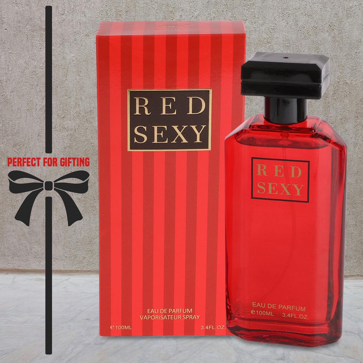 C4-4-EBC1324-3 - Red Sexy Spray Perfume Eau De Parfum For Women - 100ML/3.4 FL.OZ./3PCS