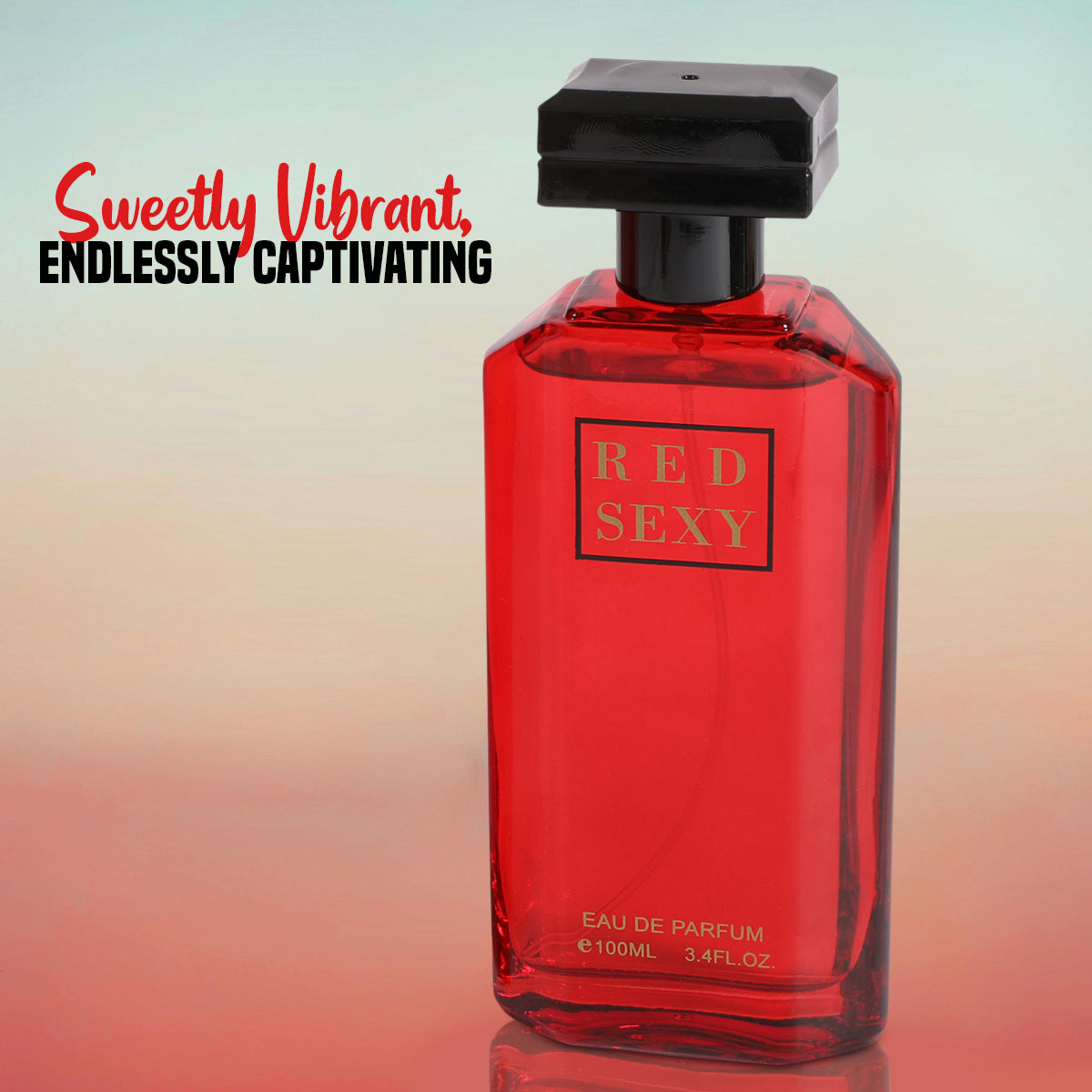 C4-4-EBC1324-3 - Red Sexy Spray Perfume Eau De Parfum For Women - 100ML/3.4 FL.OZ./3PCS