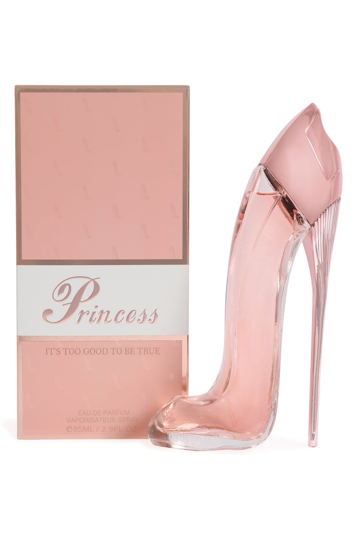 Princess High Heels Pink Spray Perfume Eau De Parfum For Women - 85ML/2.9 FL.OZ./3PCS