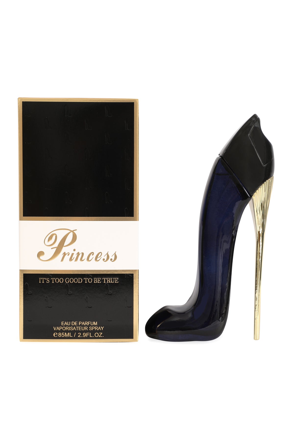 Princess High Heels Black  Spray Perfume Eau De Parfum For Women - 85ML/2.9 FL.OZ./3PCS