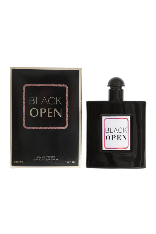 BLACK OPEN SPRAY PERFUME EAU DE PARFUM FOR WOMEN - 100ML/3.4 FL.OZ.