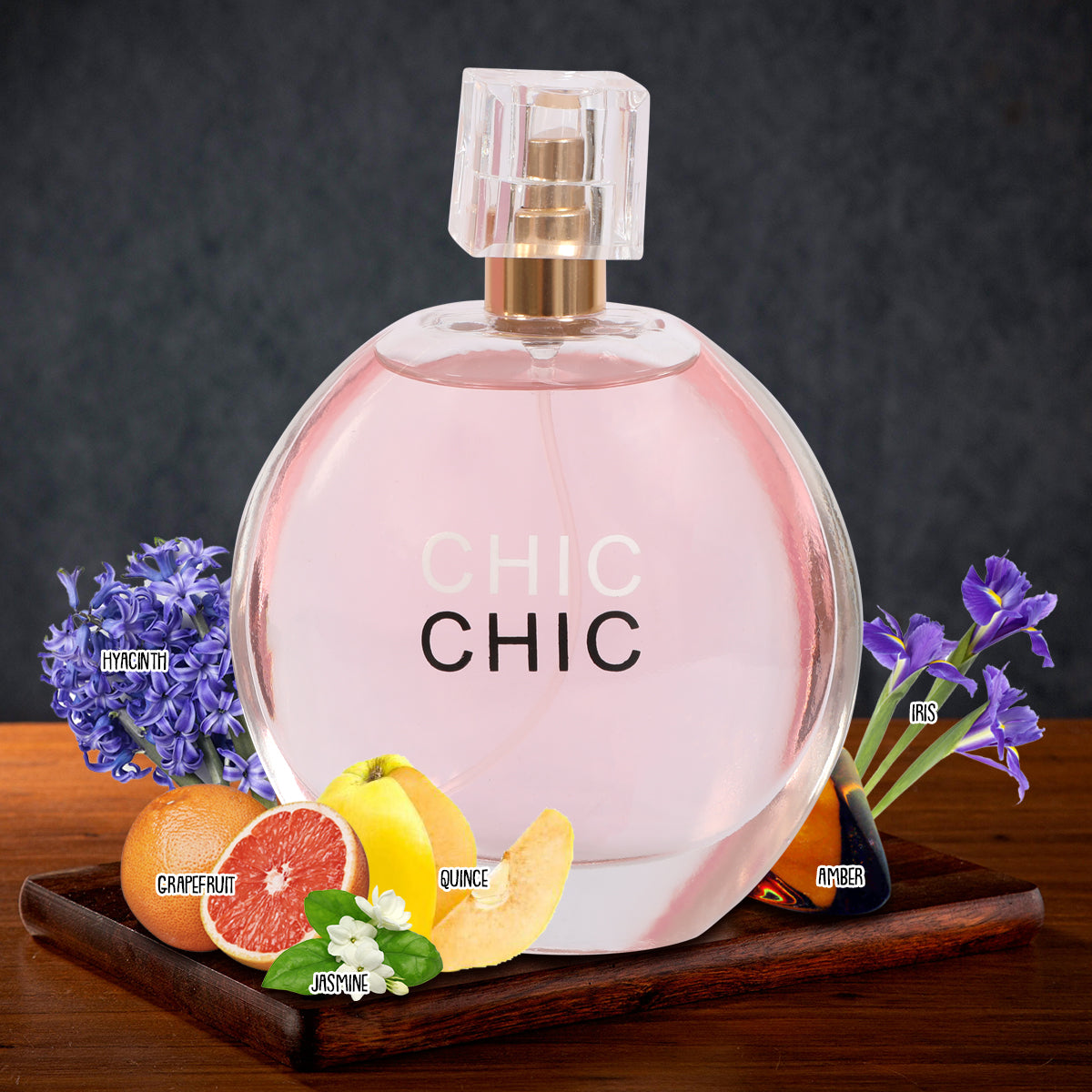 Chic Chic Spray Perfume Eau De Parfum For Women - 100ML/3.4 FL.OZ/3PCS