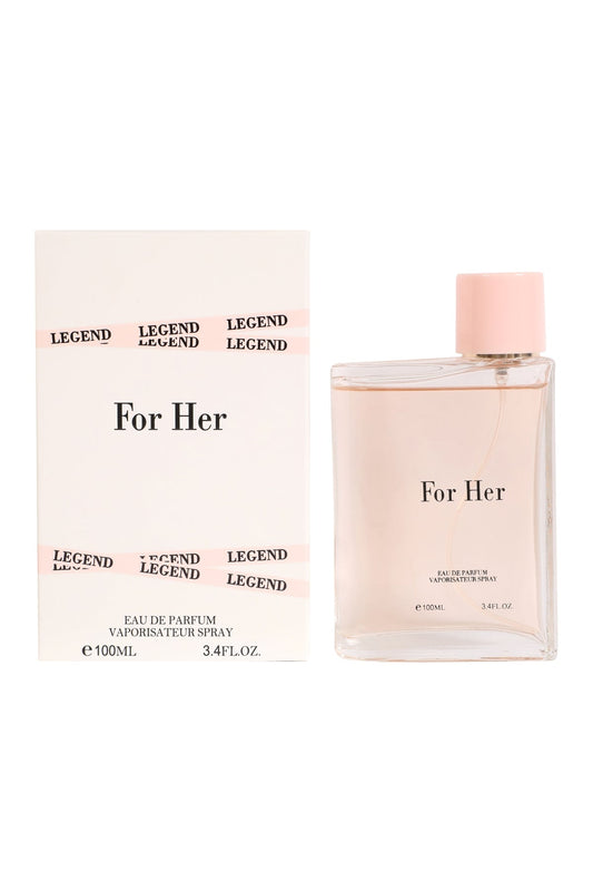 FOR HER SPRAY PERFUME EAU DE PARFUM FOR WOMEN - 100ML/3.4FL.OZ.