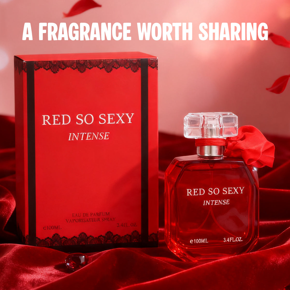 Red So Sexy Intense Spray Perfume Eau De Parfum For Women - 100ML/3.4FL.OZ./3PCS