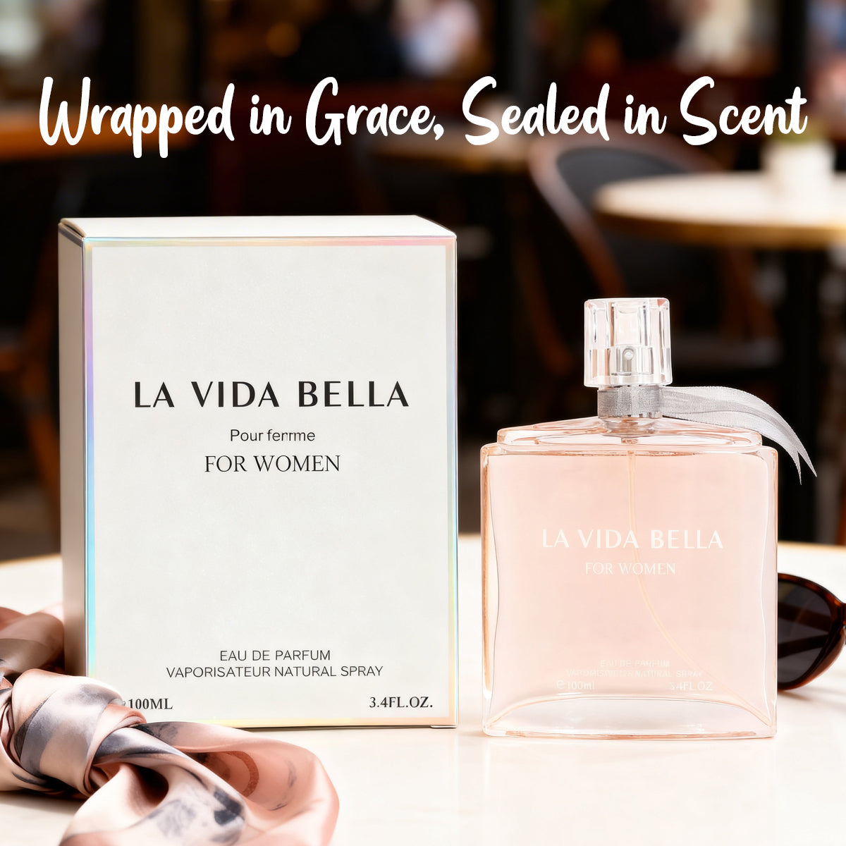 La Vida Bella Pour Femme Spray Perfume Eau De Parfum For Women - 100ML/3.4FL.OZ./3PCS