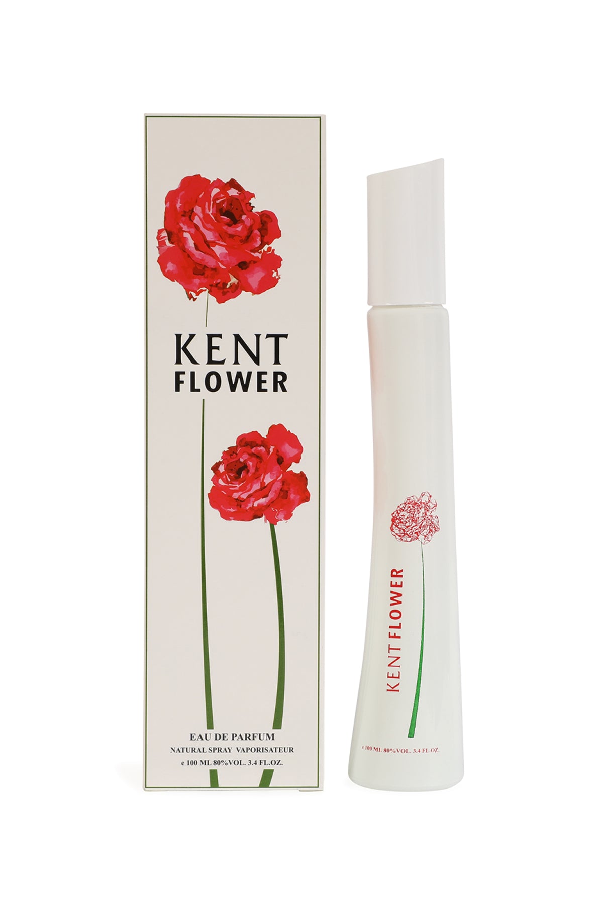 Kent Flower White Spray Perfume Eau De Parfum For Women - 100ML/3.4 FL.OZ./3PCS